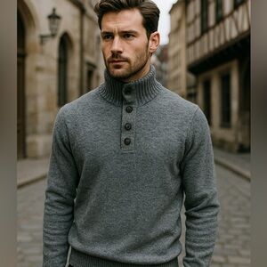 🧶 Daniele Blasi Made in Italy Wool Blend Sweater | Size L